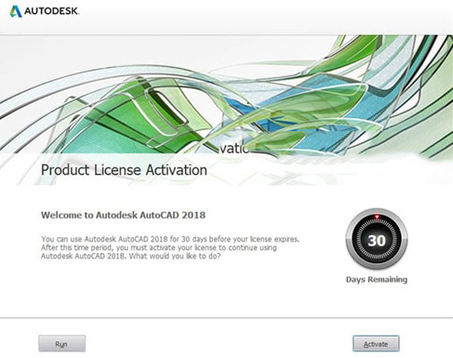 Cài đặt autocad 2018