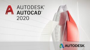 Giao diện phần mềm thiết kế đồ họa AutoCAD 2020