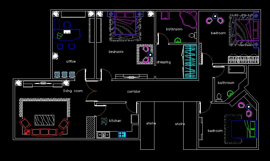 Thiết kế nội thất bằng autocad 2020