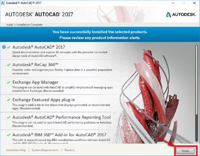 Cách cài đặt autocad 2017